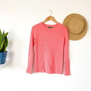 Banana Republic Pink Wool Cashmere Blend Sweater